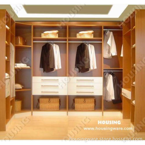 Contemporary Walk in Closet in Unique Design